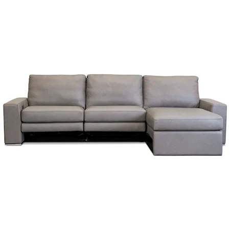 Power Reclining Sectional Sofa w/ RAF Chaise